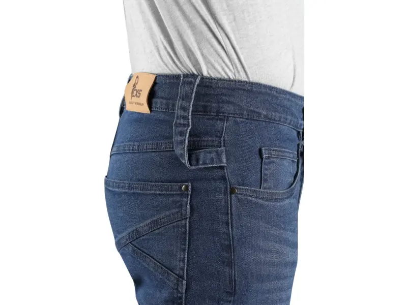 Kalhoty jeans CXS ALBI, pánské, modré, vel. 60