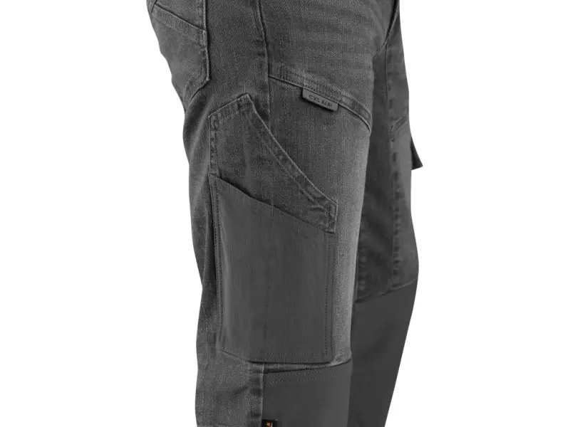 Kalhoty jeans CXS ALBI, pánské, šedé, vel. 56