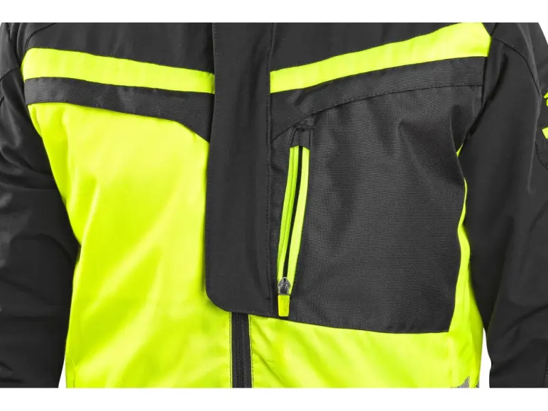 Blůza CXS NAOS HV, pánská, černá-žlutá Hi-Vis, reflexní pruhy, vel. 54
