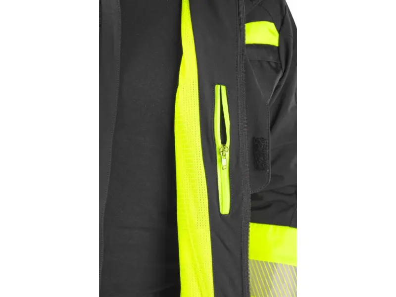 Blůza CXS NAOS HV, pánská, černá-žlutá Hi-Vis, reflexní pruhy, vel. 64