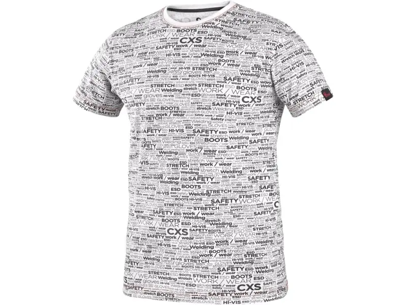 Tričko CXS DARREN, krátký rukáv, potisk CXS logo