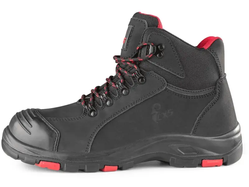 Trezwik CXS ROCK DIORIT S3, kolor czarno-czerwony, roz. 39