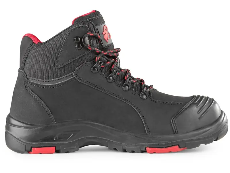 Trezwik CXS ROCK DIORIT S3, kolor czarno-czerwony, roz. 44
