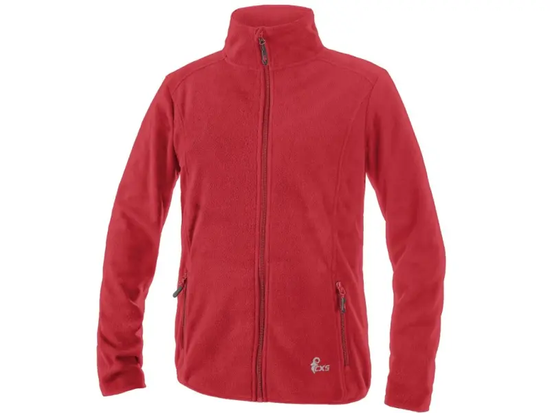 Mikina CXS GRANBY CHILD, dětská, fleece, červená, vel. 140