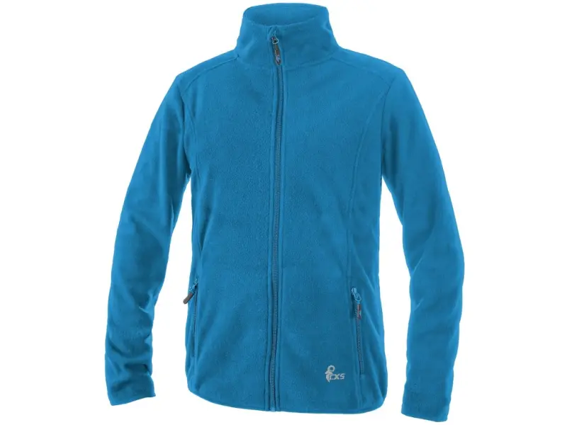 Mikina CXS GRANBY CHILD, dětská, fleece, azurově modrá, vel. 130