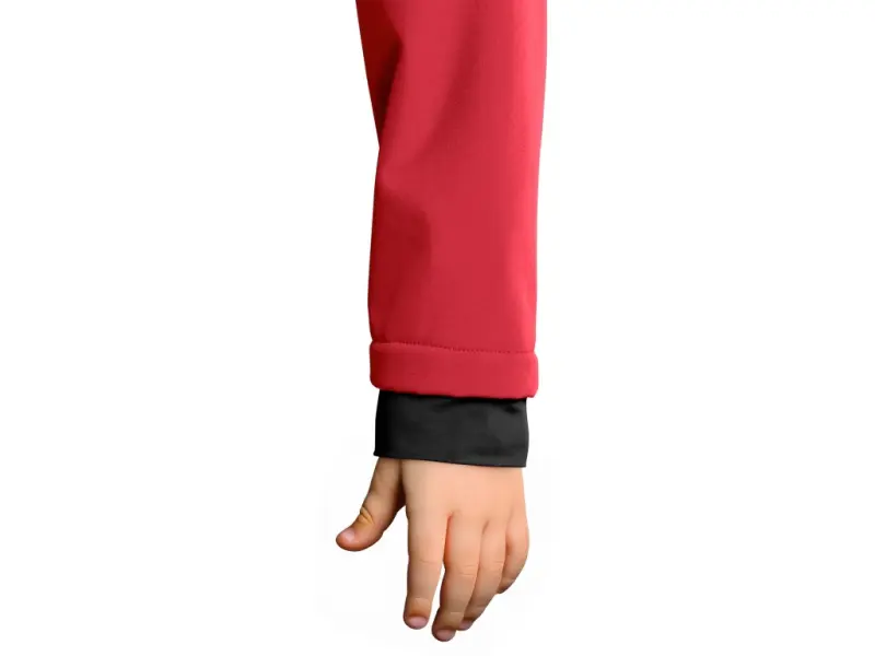 Bunda CXS STRETCH, dětská, softshell, červená, vel. 130