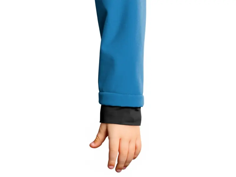 Bunda CXS STRETCH, dětská, softshell, středně modrá, vel. 150