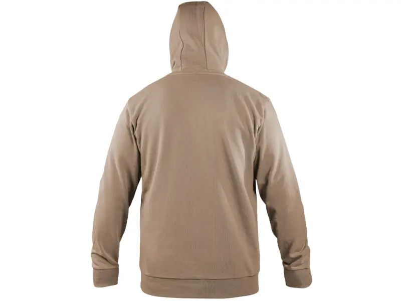 Mikina s kapucí CXS ALTON, béžová, vel. 2XL
