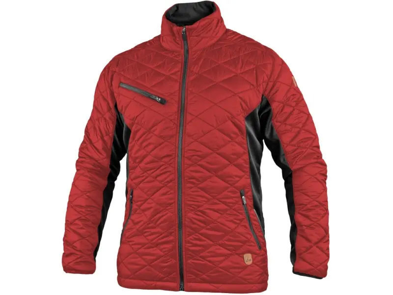 Bunda CXS MALIBU, pánská, červeno-černá, vel. 3XL