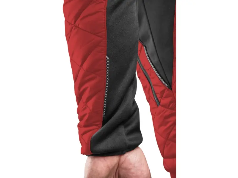 Bunda CXS MALIBU, pánská, červeno-černá, vel. 3XL