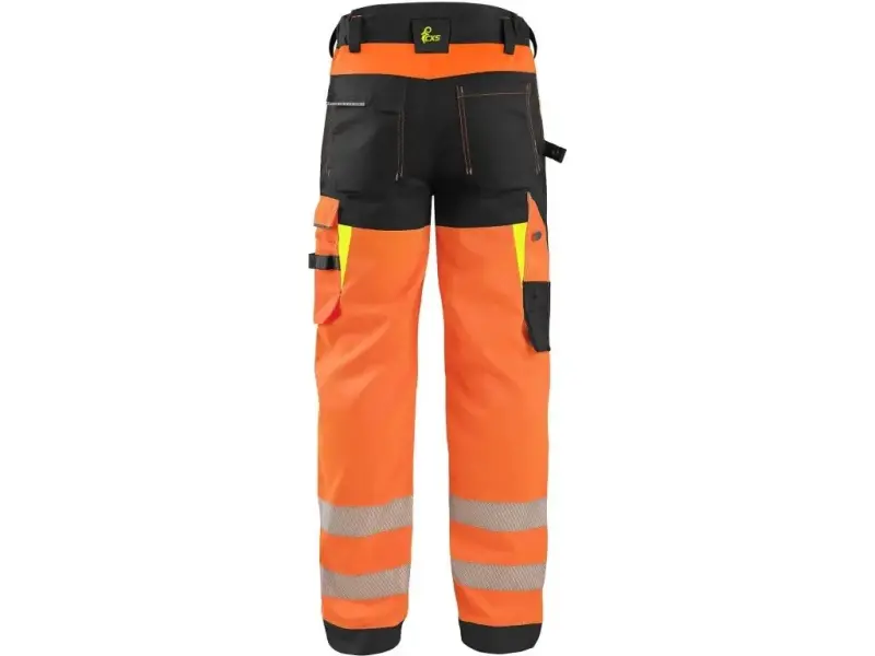 Kalhoty CXS BENSON výstražné, pánské, oranžovo-černé, vel. 68