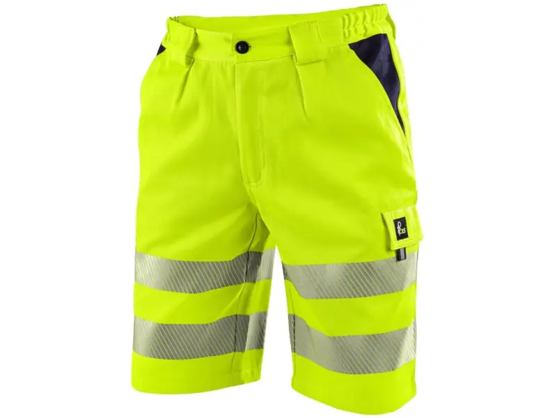 Kraťasy CXS NORWICH výstražné, pánské, žluto-modré, vel. 48