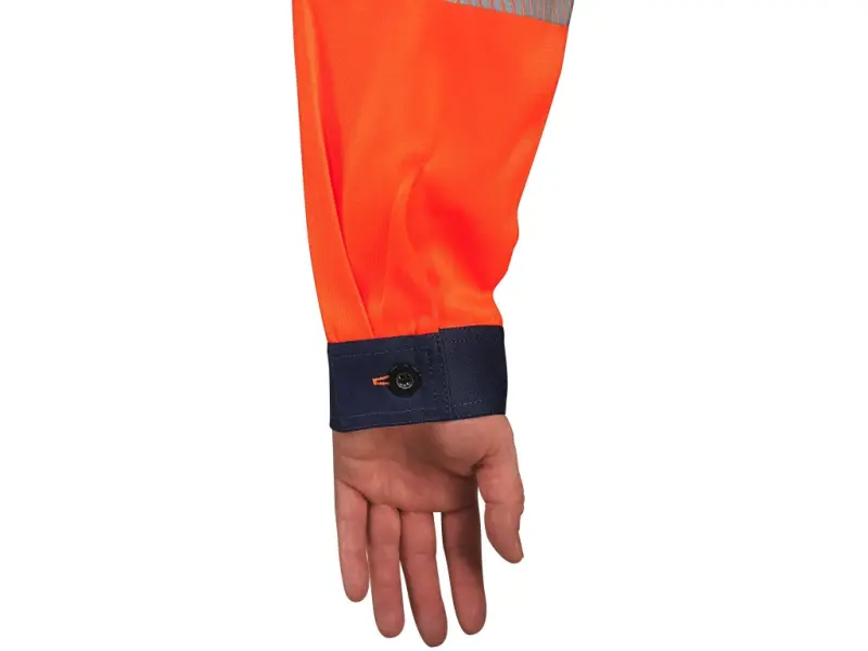 Blůza CXS NORWICH, výstražná, pánská, oranžovo - modrá, vel. 68