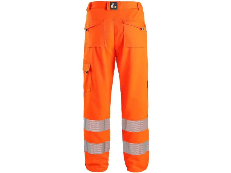 Kalhoty CXS NORWICH, výstražné, pánské, oranžovo - modré, vel. 58