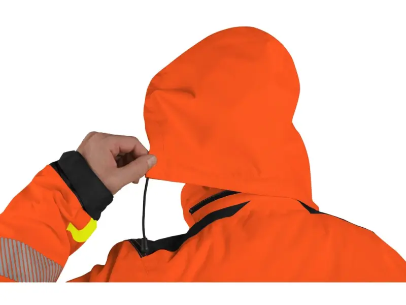 Bunda CXS BENSON, výstražná, zateplená, oranžovo-černá, vel. S