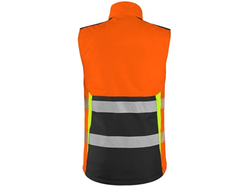 Vesta CXS BENSON, pánská, výstražná, zateplená, oranžovo-černá, vel. S