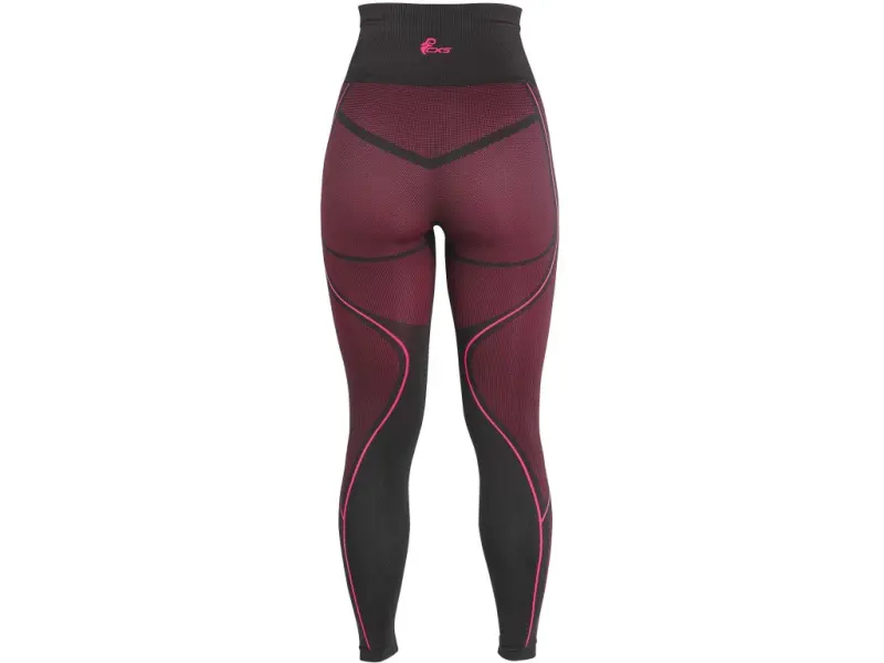 Spodky CXS SeamFlex LADY, dámské, funkční, černo-růžové, vel. M-L