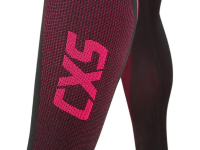 Spodky CXS SeamFlex LADY, dámské, funkční, černo-růžové, vel. M-L