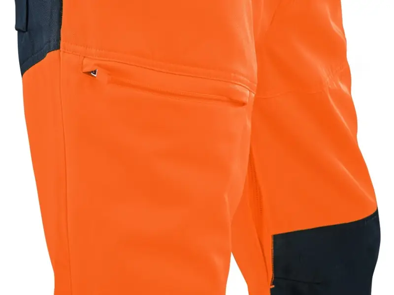 Zahradníky CXS HALIFAX, pánské, výstražné se síťovinou, oranžovo-modré, vel. 48