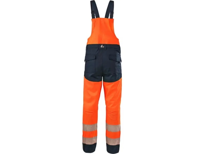 Zahradníky CXS HALIFAX, pánské, výstražné se síťovinou, oranžovo-modré, vel. 64