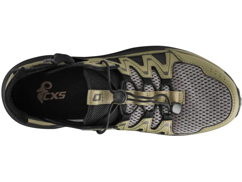 Obuv CXS REG, sandál, khaki-černý Obuv CXS REG, sandál, khaki-černý