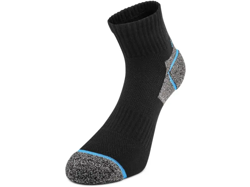 Ponožky CXS CoolTrail, černo-modré, 3 pack