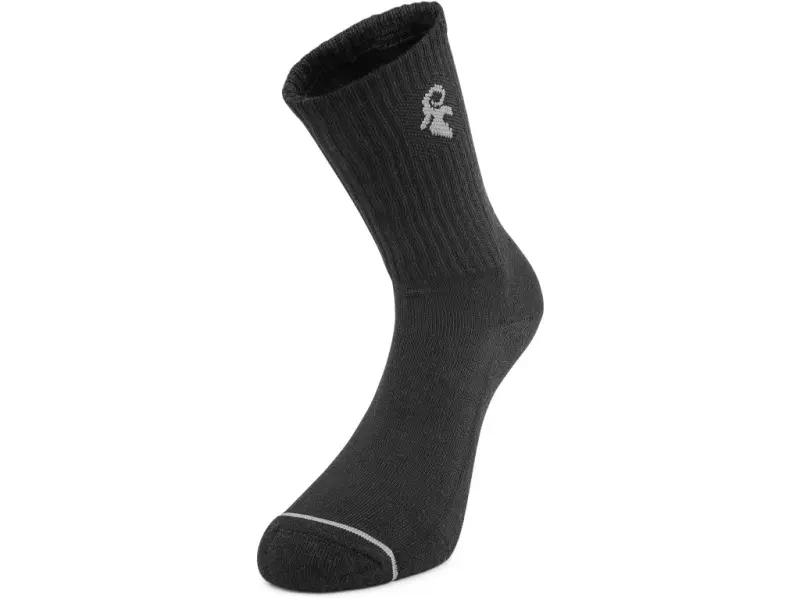 Ponožky CXS SportSocks, černé, 3 pack, vel. 44-47 Ponožky CXS SportSocks, černé, 3 pack, vel. 44-47