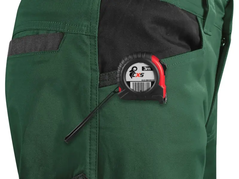 Szorty CXS SOLIS FLEX, męskie, kolor zielono-czarny, roz. 50