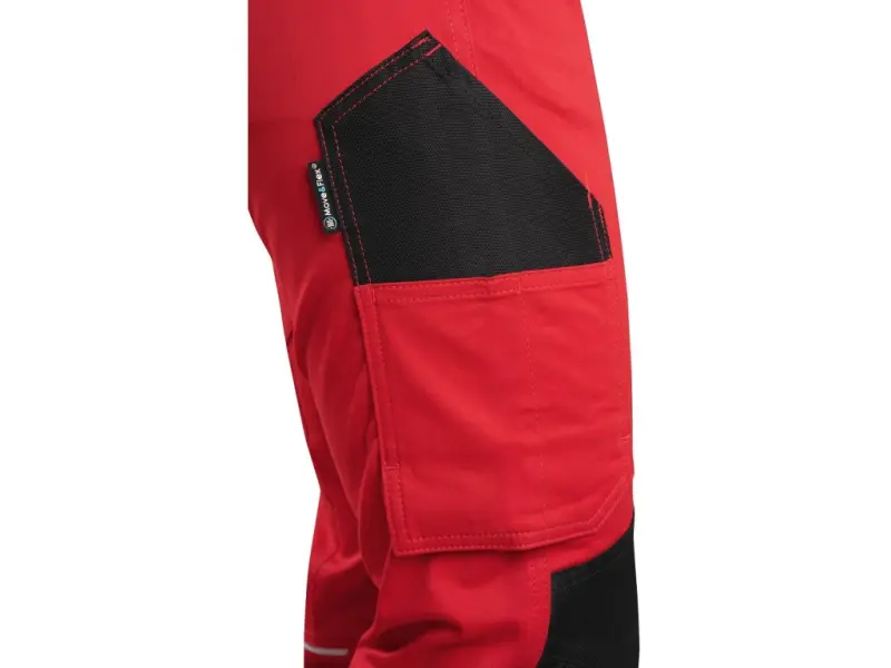 Kalhoty CXS SOLIS FLEX, dámské, červeno-černé, vel. 50