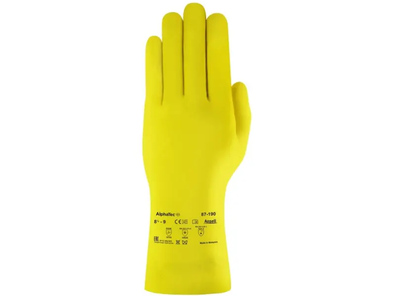 Rukavice ANSELL ECONOHANDS PLUS 87-190, máčené v latexu, vel. 07