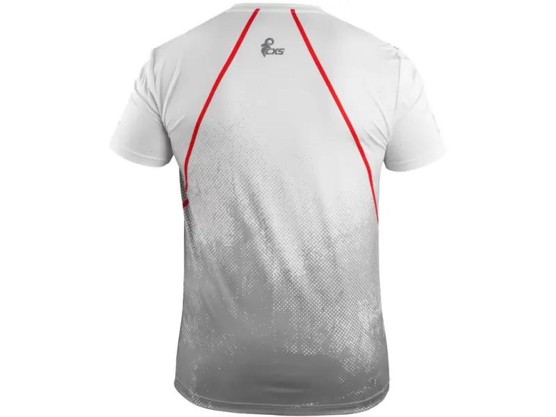 Tričko CXS SPORTY FLOW, krátký rukáv, bílé, vel. M