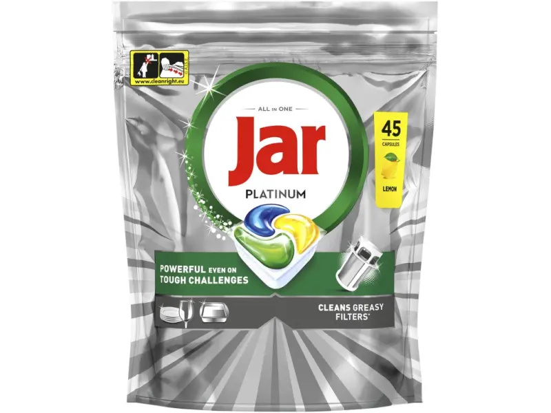 JAR PLATINUM kapsle do myčky, bal. 45 ks JAR PLATINUM kapsle do myčky, bal. 45 ks