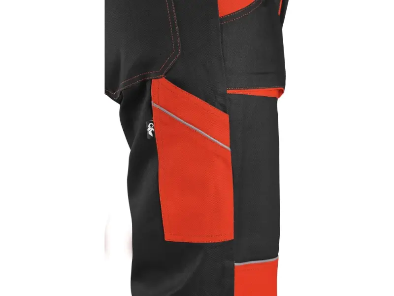 Kalhoty CXS LUXY JOSEF, pánské, černo-oranžové, vel. 46 Kalhoty CXS LUXY JOSEF, pánské, černo-oranžové, vel. 46