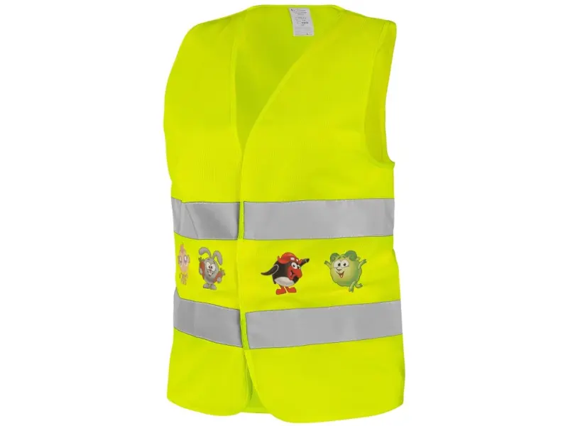 Vesta TEDDY, výstražná, dětská, žlutá, vel. XS (s obrázky)