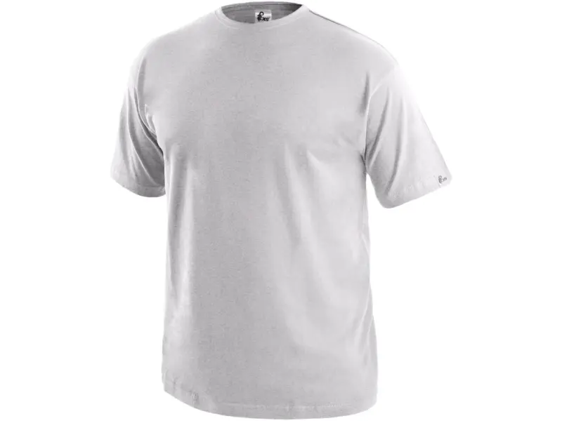 Tričko CXS DANIEL, krátký rukáv, světle šedý melír, vel. 2XL