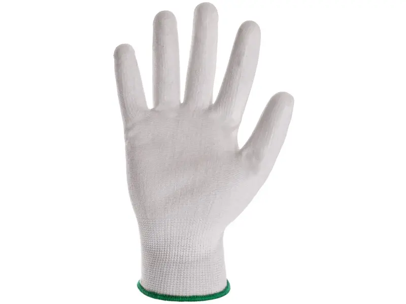 Rukavice CXS BRITA WHITE, máčené v polyuretanu, vel. 11