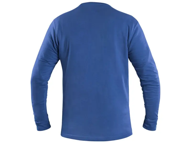 Tričko CXS PETR, dlouhý rukáv, středně modrá, vel. 2XL