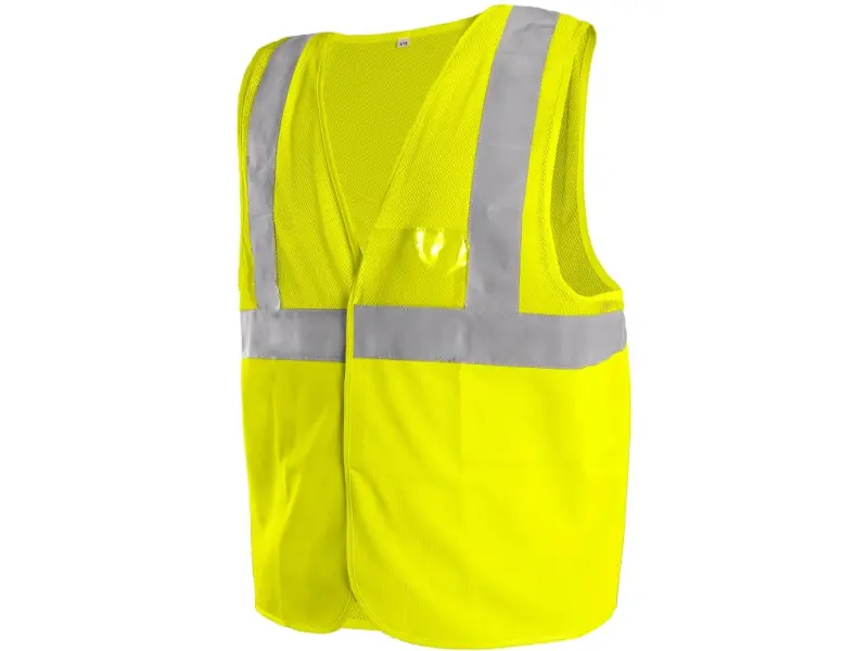 Vesta DORSET, výstražná, síťovaná, žlutá, vel. L/XL