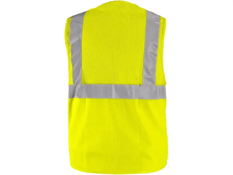 Vesta DORSET, výstražná, síťovaná, žlutá, vel. L/XL