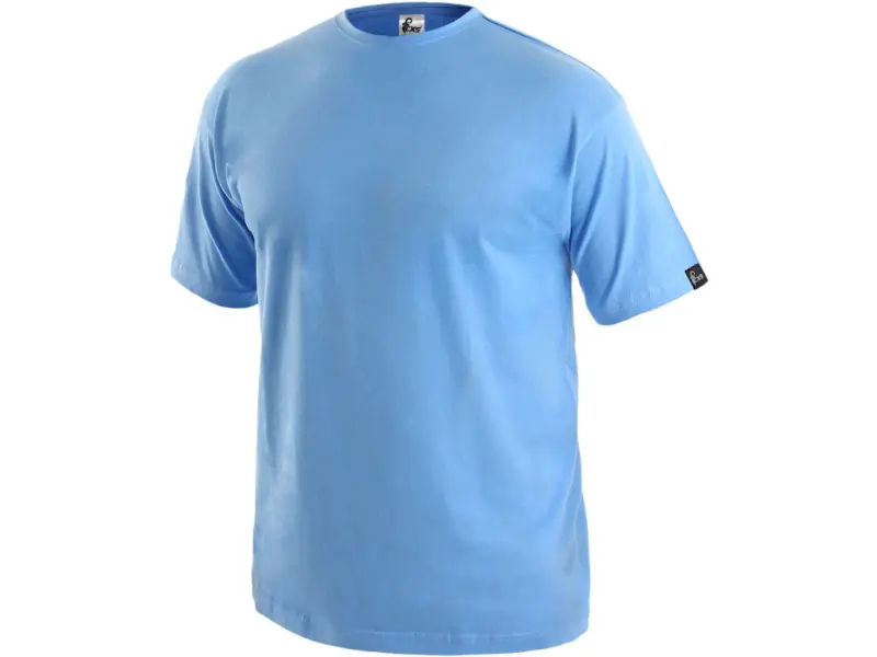 Tričko CXS DANIEL, krátký rukáv, nebesky modré, vel. 3XL