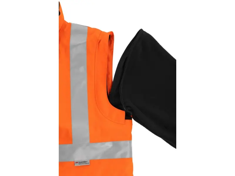 Bunda CXS LONDON, výstražná, pánská 5V1. oranžovo-modrá, vel. 2XL