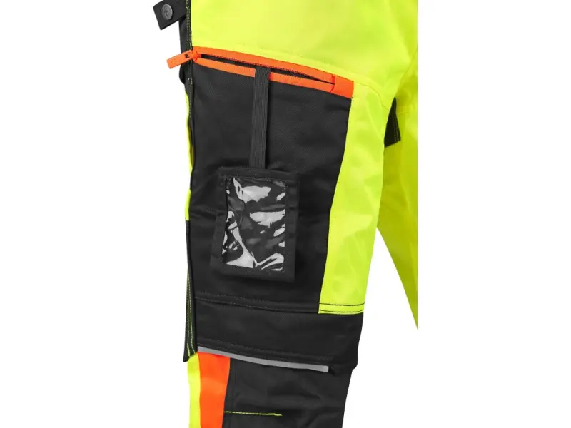 Kalhoty CXS BENSON výstražné, pánské, žluto-černé, vel. 58