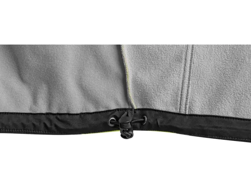 Bunda CXS BENSON, výstražná, softshell, pánská, žluto-černá