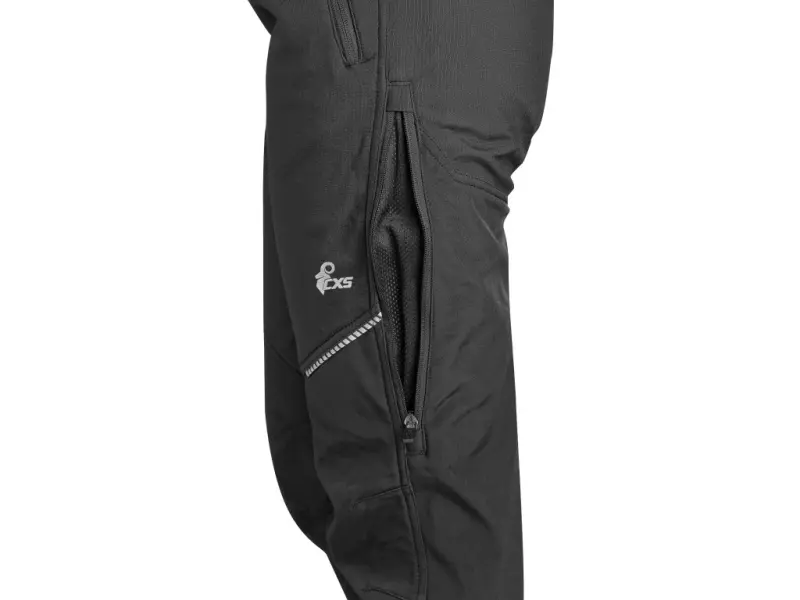 Kalhoty CXS TRENTON, zimní softshell, pánské, černé, vel. 52