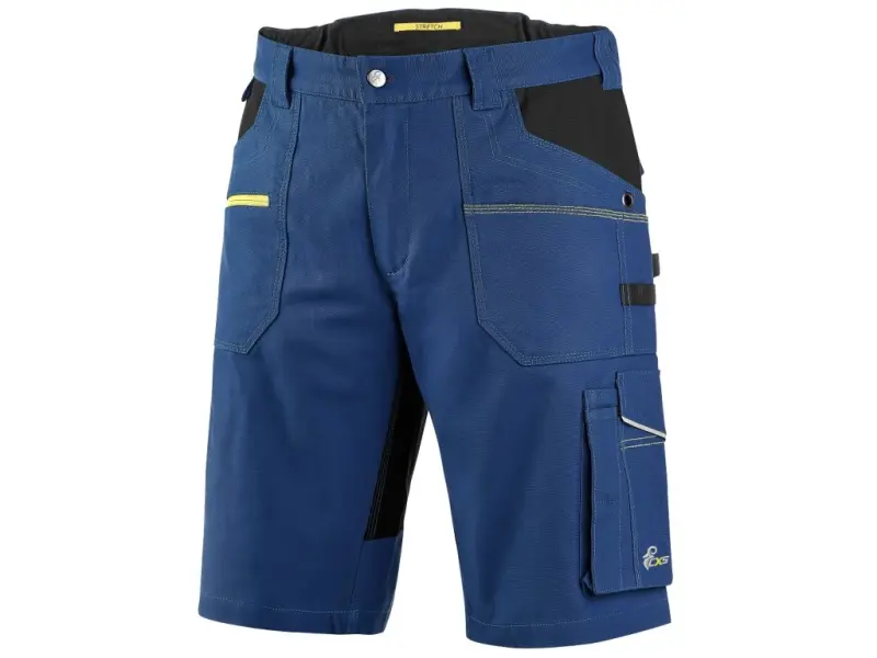 Kraťasy CXS STRETCH, pánské, tmavě modré-černé, vel. 58