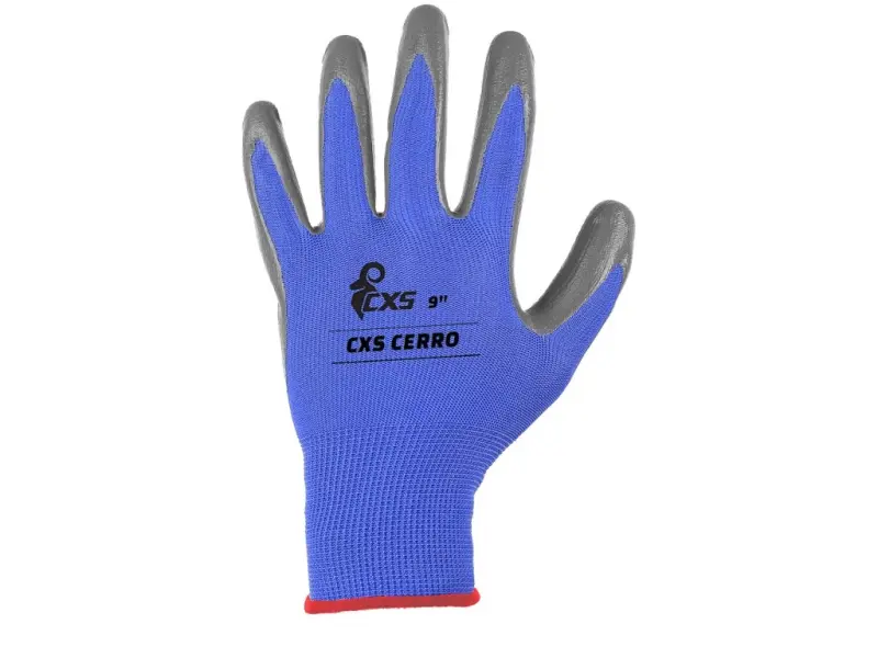 Rukavice CXS CERRO, máčené v nitrilu, vel. 10 Rukavice CXS CERRO, máčené v nitrilu, vel. 10