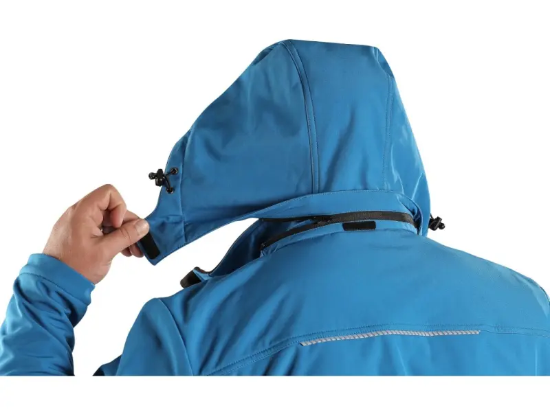 Bunda CXS STRETCH, pánská, softshell, středně modrá, vel. XL