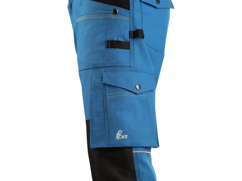 Kalhoty 3/4 CXS STRETCH, pánské, středně modré-černé, vel. 48