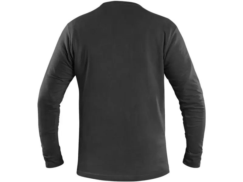 Tričko CXS PETR, dlouhý rukáv, černé, vel. 4XL
