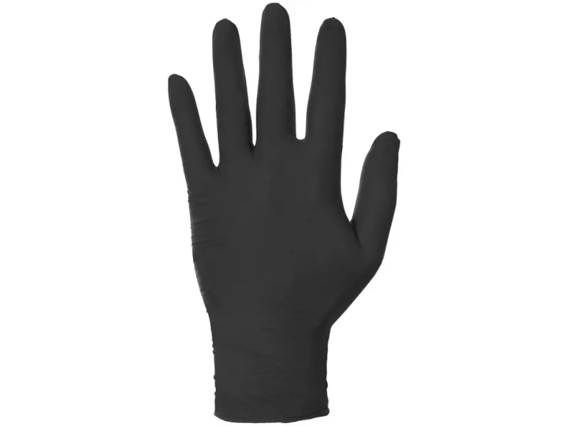 Rukavice CXS STERN BLACK, jednorázové, nitrilové, vel. 10